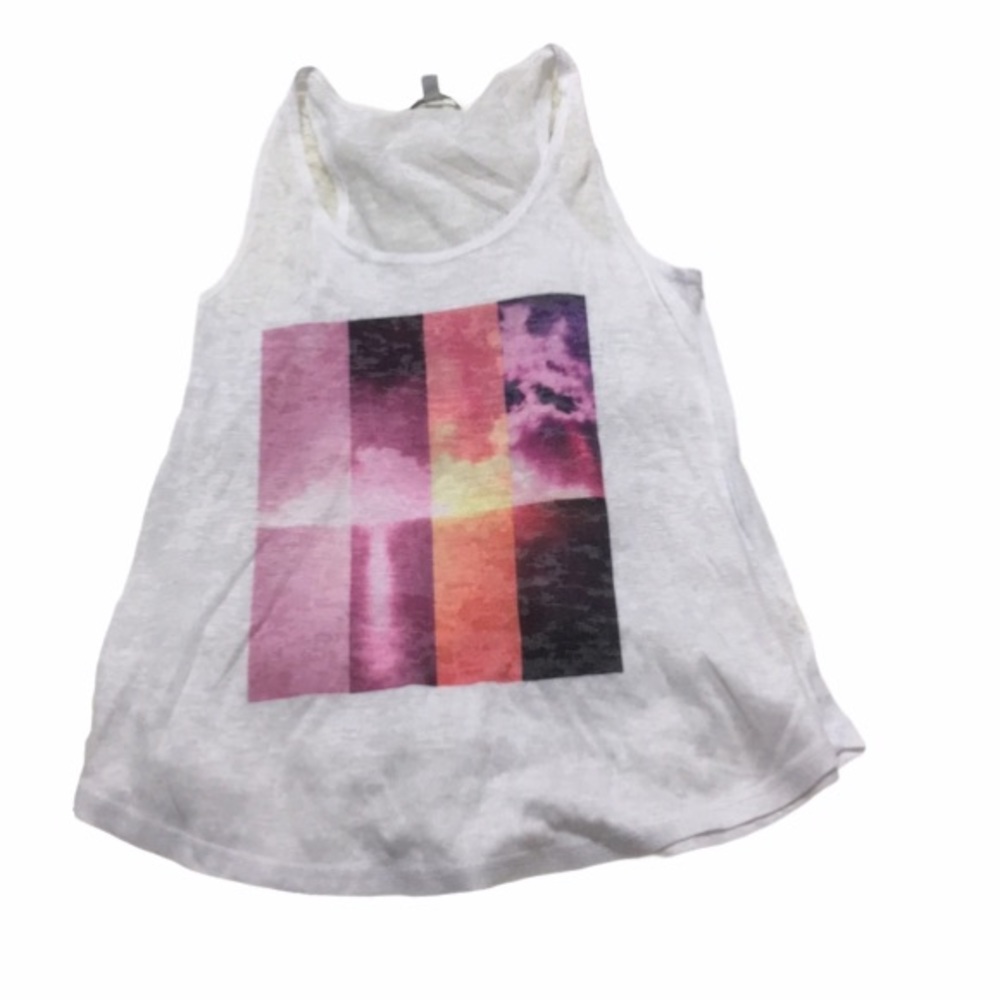 Delias white sleeveless tank top